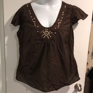 Cute brown top